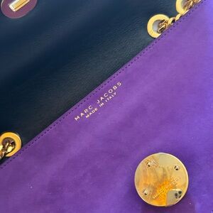 Marc Jacobs Purple and Black Women's Bag